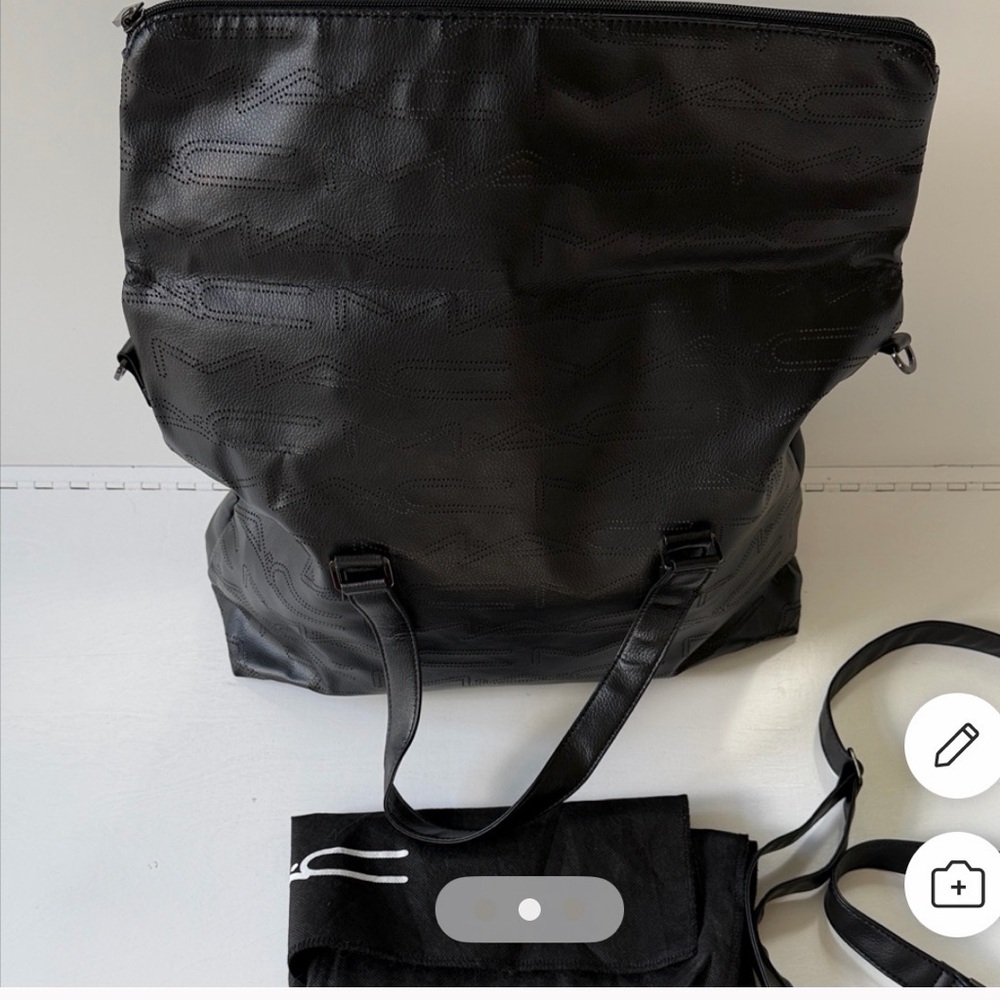 MAC Cosmetics Black Satchel Bag
